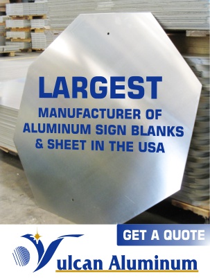Vulcan Aluminum - Sign Blanks - Stop Sign Sign Blank